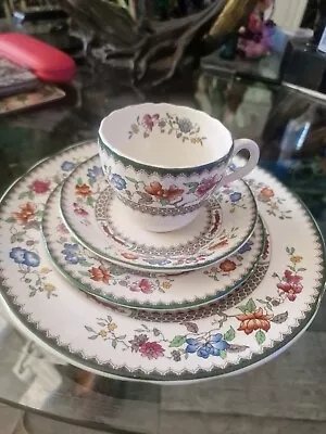 Buy Spode Chinese Rose Black Backstamp  Cup And Saucer Side Plate. • 12.99£