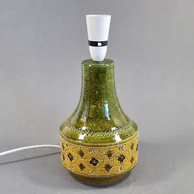 Buy Vintage Bitossi Arabesque Table Lamp Aldo Londi Italian Pottery 60's 70's • 95£