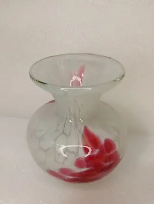 Buy Mdina Glass Vase Marbled Malta Coloured Art Glass • 9.99£
