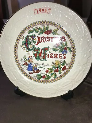 Buy Donegal Irish Parian China Very Limited Edition Christmas Plate 1995 • 5£