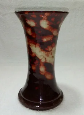 Buy Ewenny Pottery Brown Glase Vase, Hand Made Welsh Pottery, Signed. 16cm Tall • 8.25£