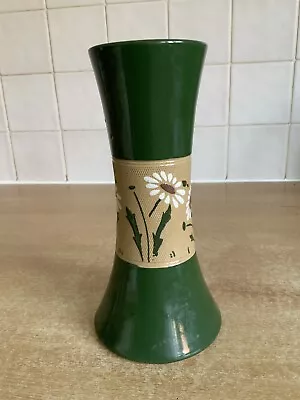 Buy Lovatt Studio Pottery - Green 20.5 Cm Daisy Flower Vase • 10£