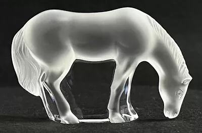 Buy Rene Lalique Crystal 'Ulysses Horse With Head Down' Design 12161 1st Quality • 189.95£