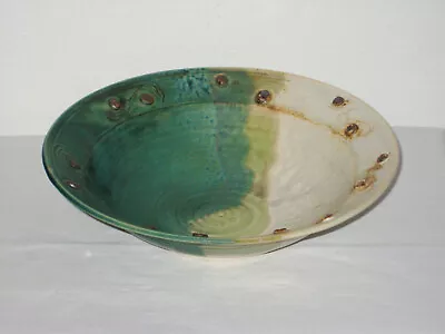 Buy Vintage Pottery Bowl Signed Wellman Welsch Studio Art Handmade • 5.68£