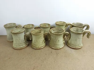 Buy 9 Crail Pottery Small Mugs Made In Scotland Stoneware    (it#a1) • 56.75£