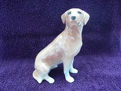 Buy Vintage Melba Ware Pottery Sitting Golden Labrador Dog Figurine 7 1/4  Excellent • 12.99£