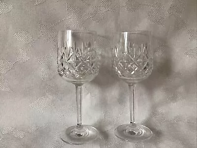 Buy Vintage Edinburgh International Cut Crystal Sherry/Port/Wine Glasses 2 Berkeley • 19.99£
