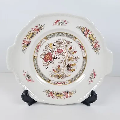 Buy Adams Jeddo Cake Plate 25cm English Ironstone Vintage Dinnerware Floral • 19.89£