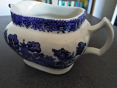 Buy Woods Ware Antique Willow Pattern Pottery Jug Ex • 31.60£