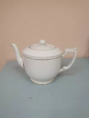 Buy Wiltshaw & Robinson Carlton Ware White And Gilt Teapot, Late 1800s. Rd No 332264 • 5£