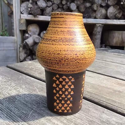 Buy Old Vintage Mid Century Strehla Keramik East West German Pottery Vase AF • 15£