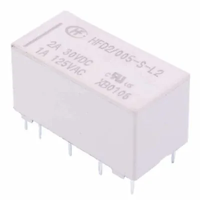 Buy 5V Miniature Latching Relay DPDT HFD2 • 3.99£