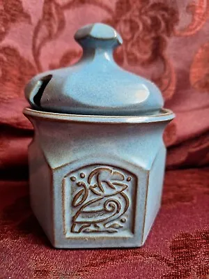 Buy Tyn Llan Welsh Studio Art Pottery Jam Condiment Lidded Pot Celtic Bird Design • 9.99£