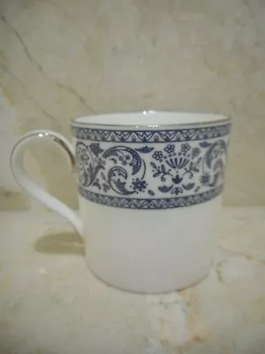 Buy Minton Bone China Infanta Coffee Cup Blue & White Gold Rim Rare • 25£