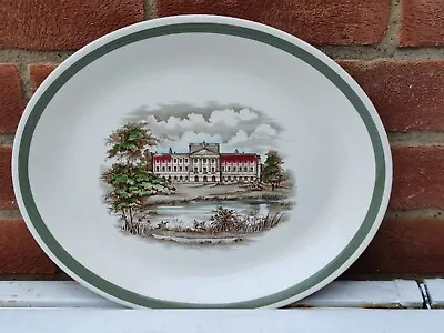 Buy Oval Plate, 33cm, Alfred Meakin Lime Park, Stately Homes, Staffordshire, VGC • 17.99£