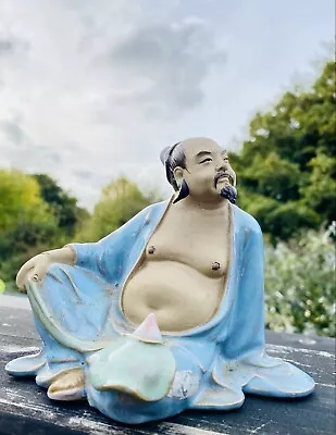 Buy Lotus Blossom Symbol Rebirth Shiwan Art Pottery Mud Man Figurine China Vtg —.-.- • 26.99£