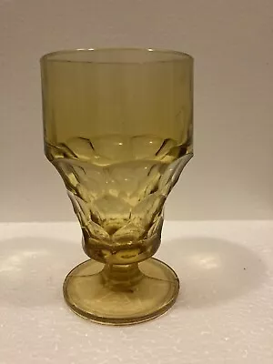 Buy 1970'S MCM Vintage Amber 8oz Anchor Hocking Honeycomb Drinking Glass • 9.47£
