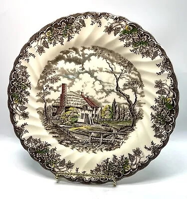 Buy Myott The Brook Fine Staffordshire Ware Decor Plate Brown Made In England  10   • 15.17£