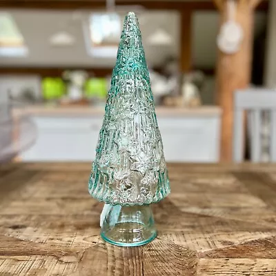 Buy Handmade Recycled Glass Christmas Tree Decoration 34cm Christmas Table Decor • 19.95£