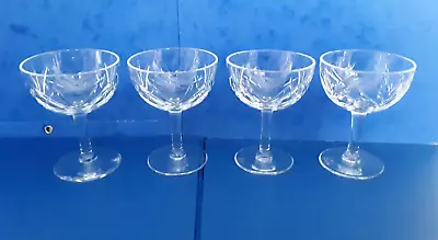 Buy 4 Webb Corbett Crystal Cut Glass Cocktail Liqueur / Sherry Glasses - 3 Oz • 24.25£