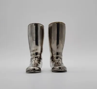 Buy Pair Silver Plated 1oz Boot Shot Glasses • 19.99£