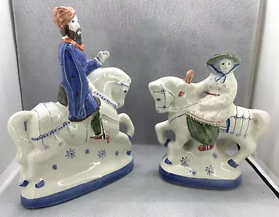 Buy Rye Pottery Canterbury Tales KNIGHT & Wife Of Bath, Hand Painted, VGC, England • 85.35£