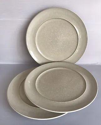 Buy 3 X Denby Drama 7.25” Ceramic Side Plates Beige • 9.99£