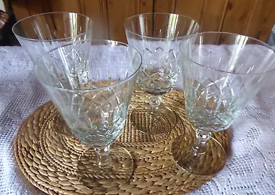 Buy 4 Crystal Glasses Appin/made In Scotland Wine/Port Glasses 150mls/ • 10£