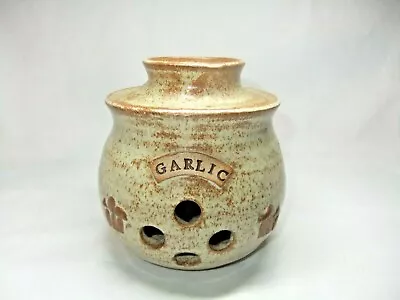 Buy Garlic Storage Jar Lidded Studio Mushroom Pottery Sutton Hull Yorkshire Rare • 29.99£