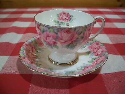 Buy Royal Standard Bone China England Tea Cup And Saucer  Rose Of Sharon  Pattern • 14.86£