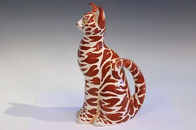Buy Italian Pottery Raymor Cat Tabby Stripes Pugi MCM Vintage Animal Figure 12  • 103.75£