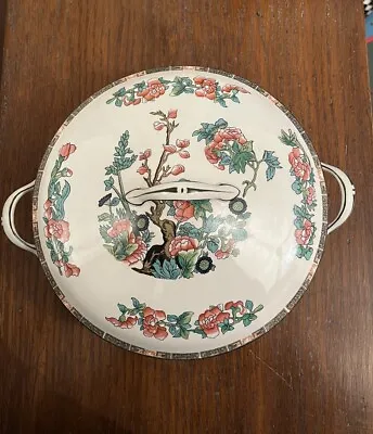 Buy John Maddock  Indian Tree  Round 9”  Covered Vegetable Dish Never Used • 27.39£