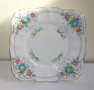 Buy Vintage 1930s Plant Tuscan England Square Plate No 785453 • 9.99£