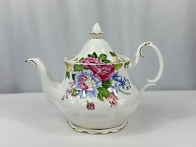 Buy Beatrice By Royal Albert English Fine Bone China Large 6-8 Cup Teapot And Lid • 327.73£