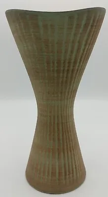 Buy Cream/White/sand Lined Large Trumpet Vase 19cm High With Brown Inner Foreign ⭐⭐⭐ • 8.99£