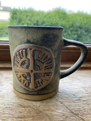 Buy Vintage Tremar Celtic Motif Mug Cornwall Studio Pottery Stoneware • 8.99£