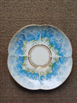 Buy LOVELY HAVILAND LIMOGES ORPHAN SAUCER; NO CUP; Blue And Gold • 7.58£