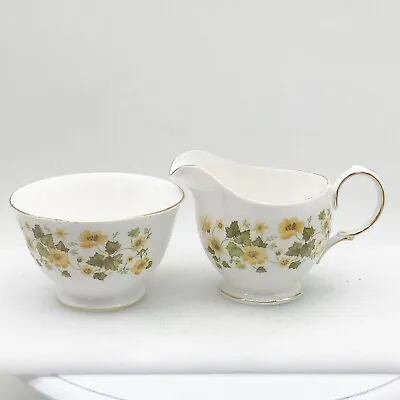 Buy Vintage Queen Anne Sugar Bowl And Creamer / Milk Jug Pourer  • 11.99£