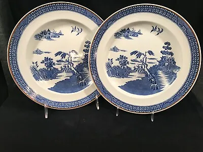 Buy PR Booths Blue Willow Silicon China Made In 1925 10  Dinner Plates • 38.41£