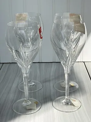 Buy Bleikristall Germany Hand Cut Glass Wine Crystal Goblet 8 1/4  Set Of 4 New • 25.92£