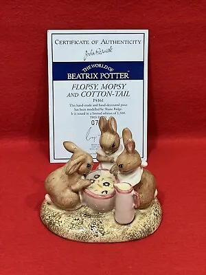 Buy Beatrix Potter Beswick Figure RARE Flopsy Mopsy & Cottontail Peter Rabbit Gift • 149.99£