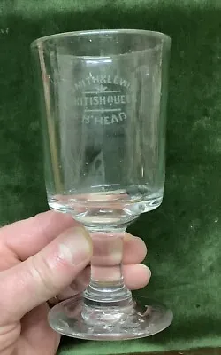 Buy British Queen, Birkenhead ~ Antique Vctorian Hand Blown Ale Drinking Glass. • 20£