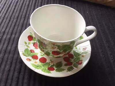 Buy Roy Kirkham Fine Bone China Strawberry Fruit Collection Cup And Saucer • 10£