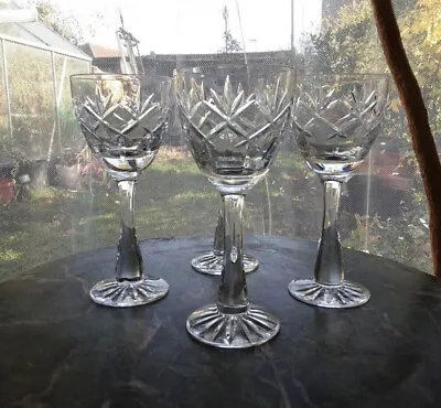 Buy Set Of 4 Cut Crystal Wine Glasses -  Prince Charles Pattern - Royal Doulton.  • 12.99£