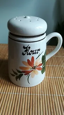Buy Toni Raymond Floral Flower Dredger Sifter Pottery Used GC Base Marked • 5.50£