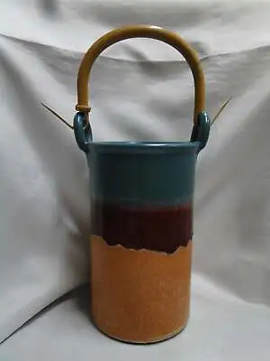 Buy Walt Glass Pottery Texas Sunset: Wine Bottle Decanter W/ Handle, 9 , Crazing • 33.14£