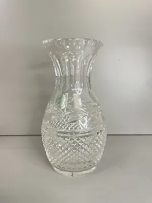Buy Vintage Irish Galway Crystal Hand Cut Glass Vase 8” • 19£