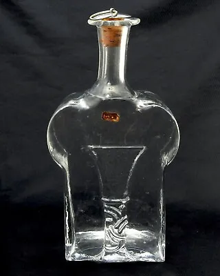 Buy Kosta Boda Swedish Art Glass Decanter Flask - Erik Hoglund ? • 32£