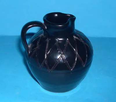 Buy Prinknash Studio Pottery Attractive Small Stoneware Impressed Design Bulbous Jug • 25£