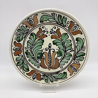 Buy KOROND Pottery Folk Art 8  Hand Painted Wall Plate Romanian Signed  Kiss Mihaly  • 20.09£